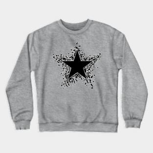 black star Crewneck Sweatshirt